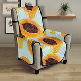 Watercolor papaya pattern Chair Cover Protector