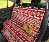 Dachshund Nordic Pattern Dog Car Seat Covers