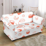 Sushi Pattern Loveseat Couch Slipcover