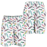 Surfboard Pattern Print Design 04 Men Shorts