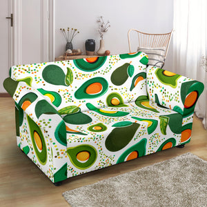 Avocado Design Pattern Loveseat Couch Slipcover