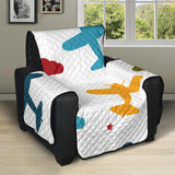 Airplane star cloud colorful Recliner Cover Protector