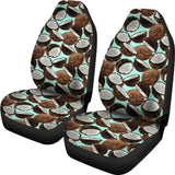 Coconut Pattern Print Design 03 Universal Fit Car Seat Covers