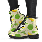 Durian Pattern Leather Boots