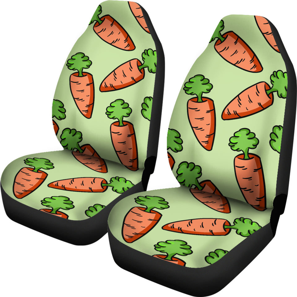 Carrot Pattern Print Design 05 Universal Fit Car Seat Covers