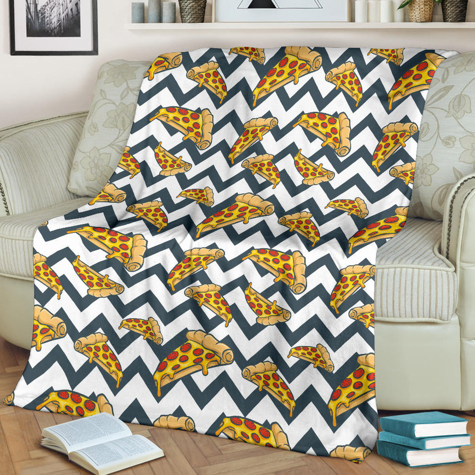 Pizza Design Pattern Premium Blanket