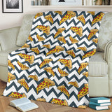 Pizza Design Pattern Premium Blanket