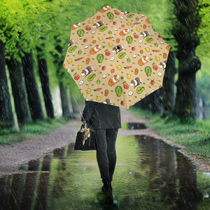 Guinea Pig Pattern Print Design 05 Umbrella