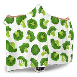 Cute Broccoli Pattern Hooded Blanket