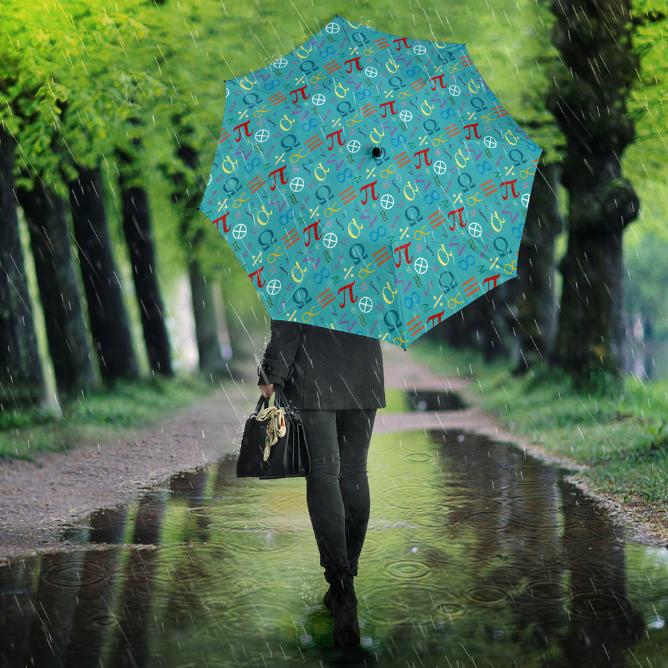 Math Pattern Print Design 02 Umbrella