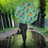 Colorful Horses Pattern Umbrella