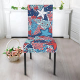 Hand Drawn Colorful Starfish Dining Chair Slipcover