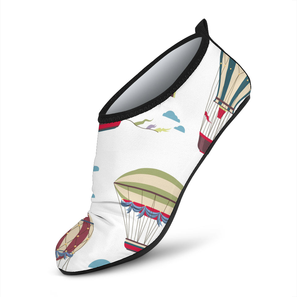 Hot Air Balloon Pattern Aqua Shoes