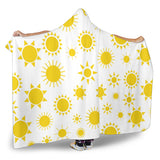 Sun Pattern Hooded Blanket