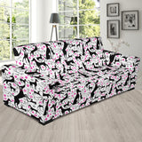 Greyhound Pattern Print Design 02 Sofa Slipcover