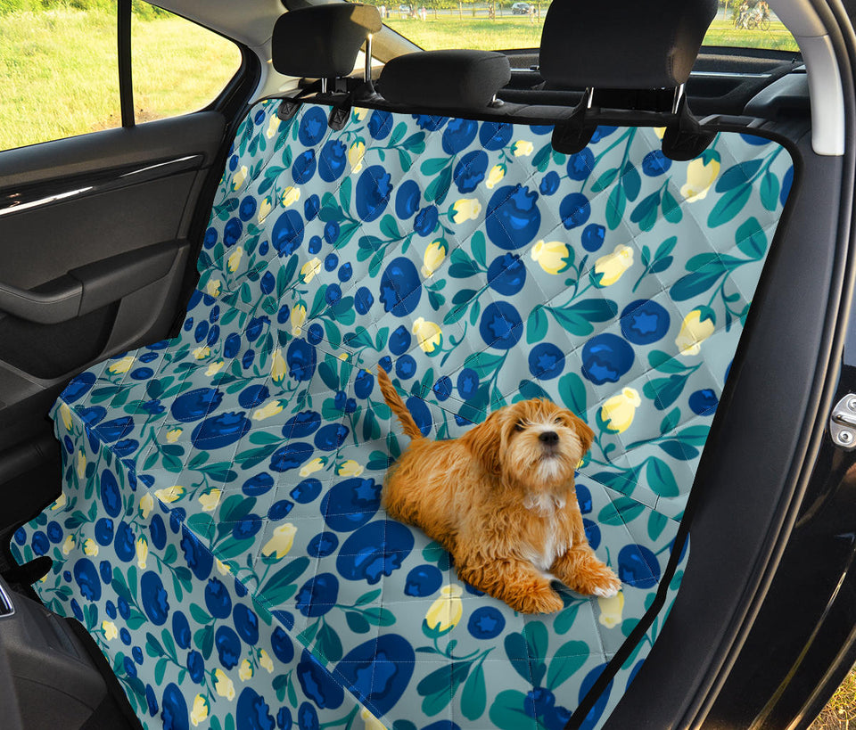 Blueberry Design Pattern Dog Car Seat Covers