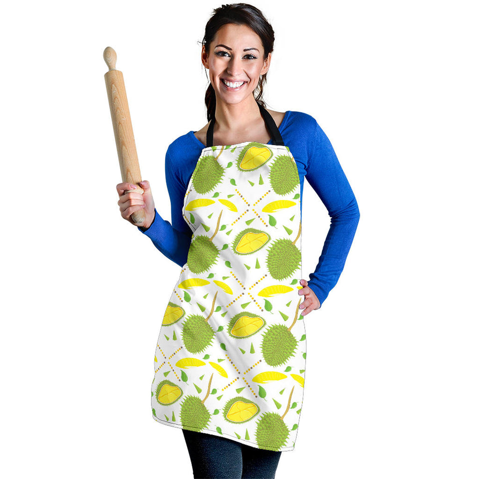 Durian Pattern Background Adjustable Apron