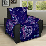 Cute owls pattern boho style ornament Recliner Cover Protector