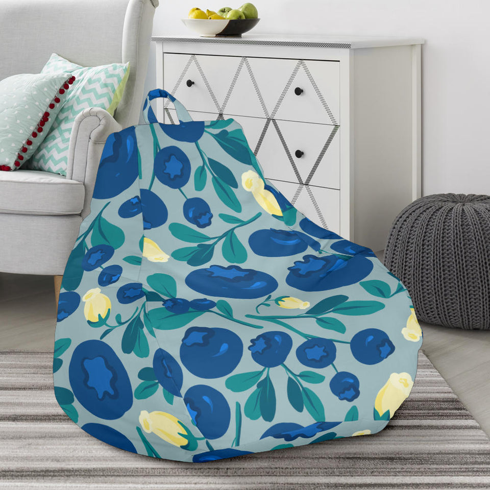 Blueberry Design Pattern Bean Bag Cover