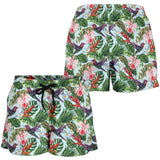 Hummingbird Pattern Print Design 05 Women Shorts