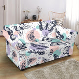 Butterfly Pattern Loveseat Couch Slipcover