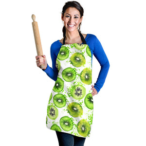 Watercolor Kiwi Pattern Adjustable Apron