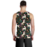 Unicorns forest background Men Tank Top