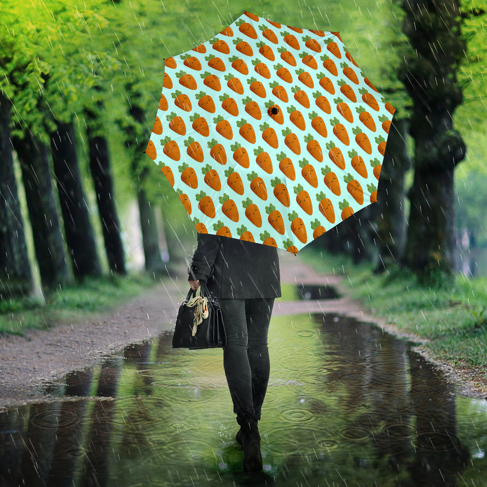 Carrot Pattern Print Design 03 Umbrella