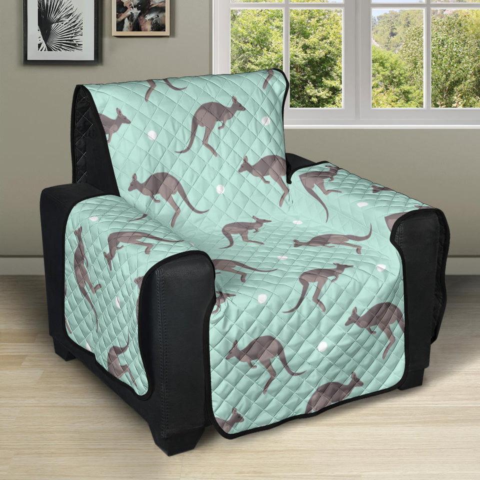 Kangaroo pattern background Recliner Cover Protector
