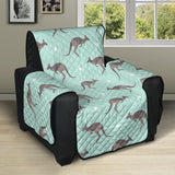 Kangaroo pattern background Recliner Cover Protector