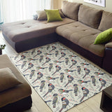 Pigeon Pattern Print Design 04 Area Rug