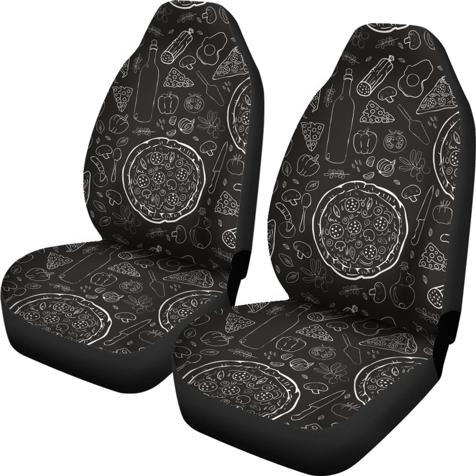 Pizza Pattern   Universal Fit Car Seat Covers