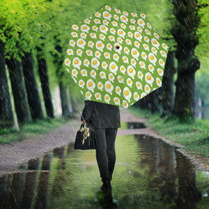 Fried Eggs Pattern Print Design 01 Umbrella