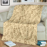 Hand Drawn Peanuts Pattern Premium Blanket