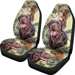 Labrador Car Seat Covers (Set Of 2)