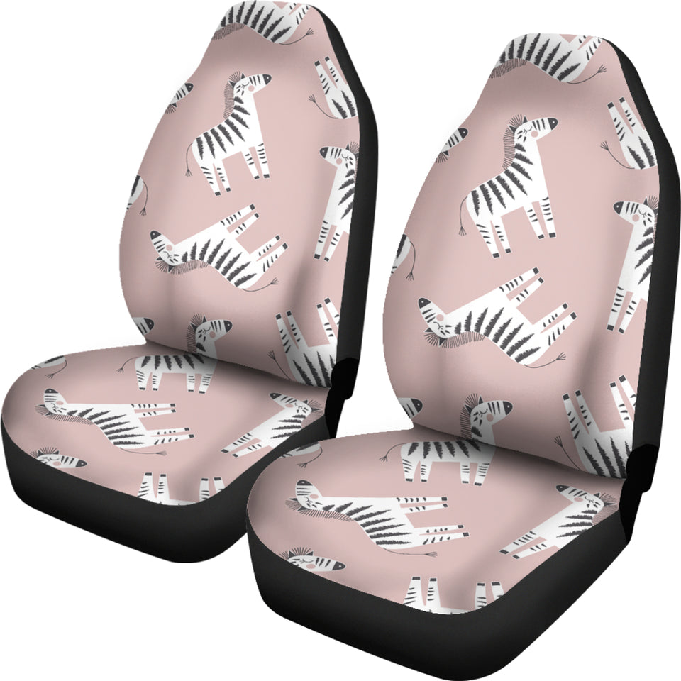 Cute Zebra Pattern  Universal Fit Car Seat Covers