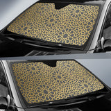 Arabic Star Gold Pattern Car Sun Shade