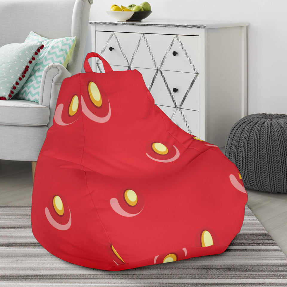 Strawberry Texture Skin Pattern Bean Bag Cover