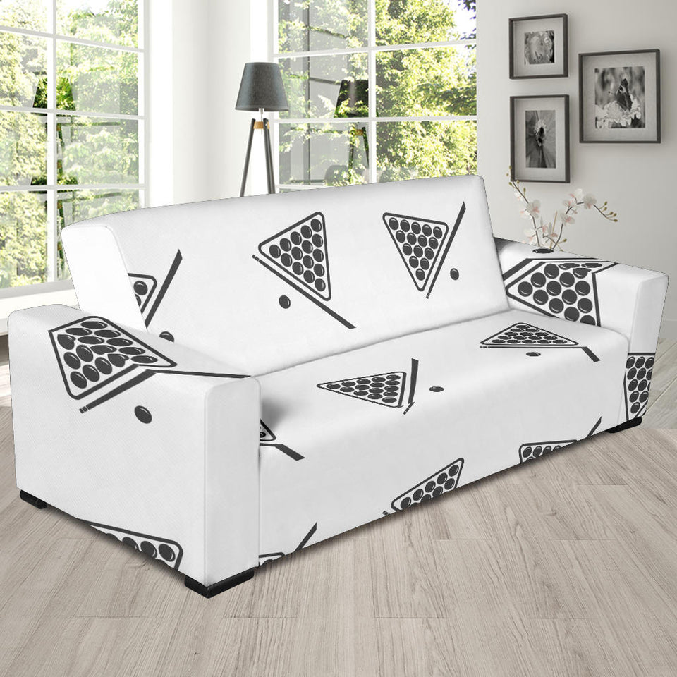 Billiard Ball Pattern Print Design 03 Sofa Slipcover