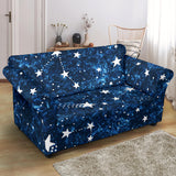 Night Sky Star Pattern Loveseat Couch Slipcover