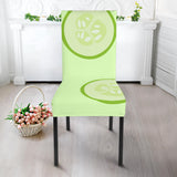 Cucumber Pattern Dining Chair Slipcover