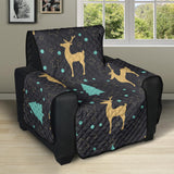 Deers star tree pattern Recliner Cover Protector