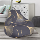 Gold Ginkgo Leaves Bean Bag Cover