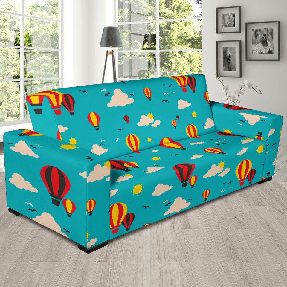 Hot Air Balloon Sky Pattern Sofa Slipcover