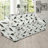 Pelican Pattern Print Design 02  Sofa Slipcover
