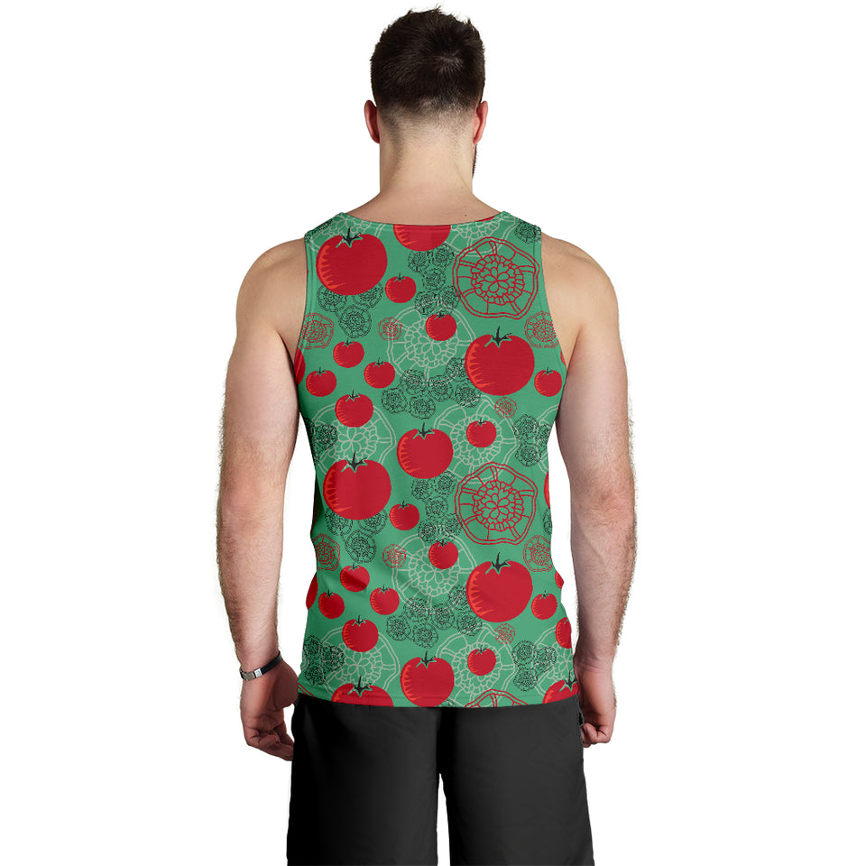 Tomato design pattern Men Tank Top
