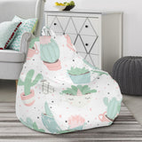 Pastel Colorcactus Pattern Copy Bean Bag Cover