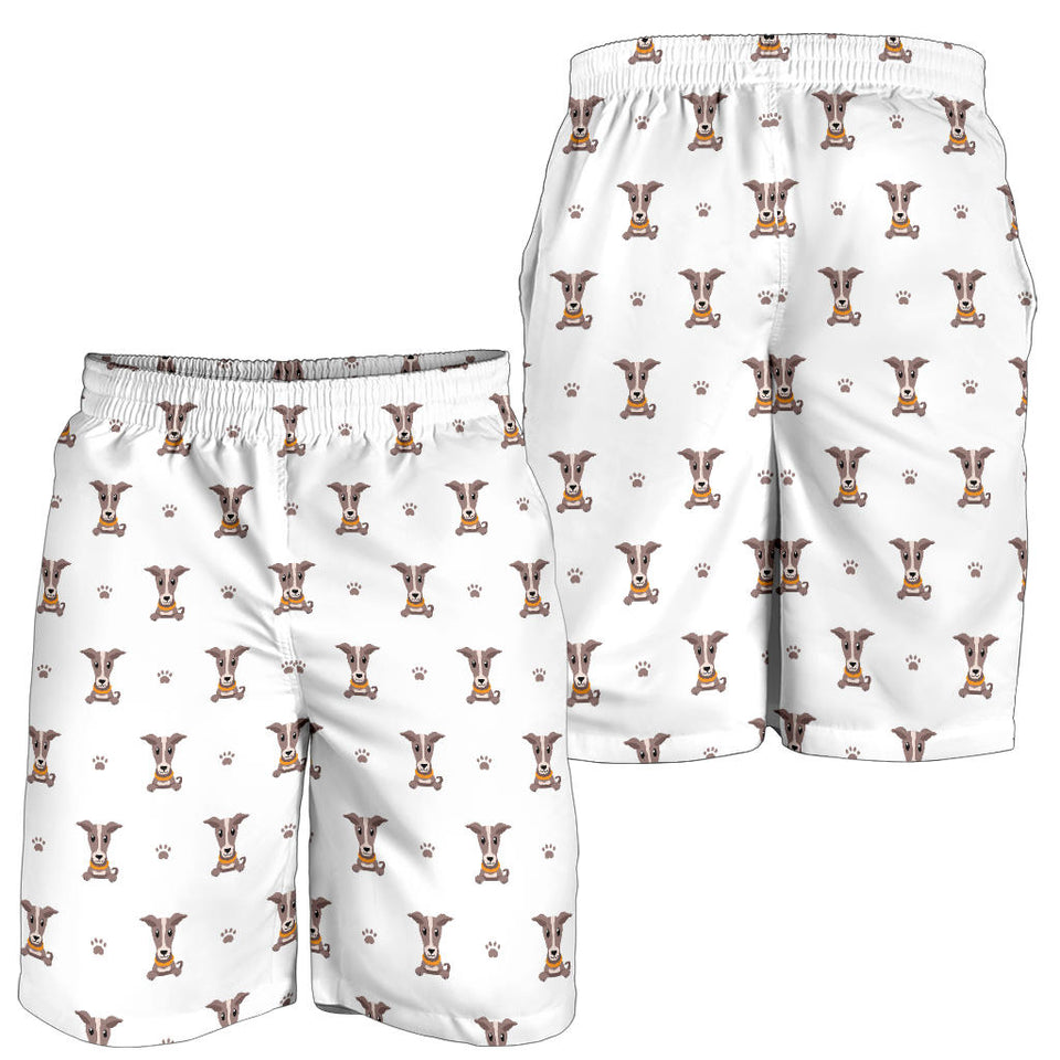Greyhound Pattern Print Design 05 Men Shorts