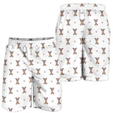 Greyhound Pattern Print Design 05 Men Shorts
