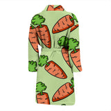 Carrot Pattern Print Design 05 Men's Bathrobe